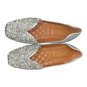 Glittery Silver Women Shoes‎ Size 41